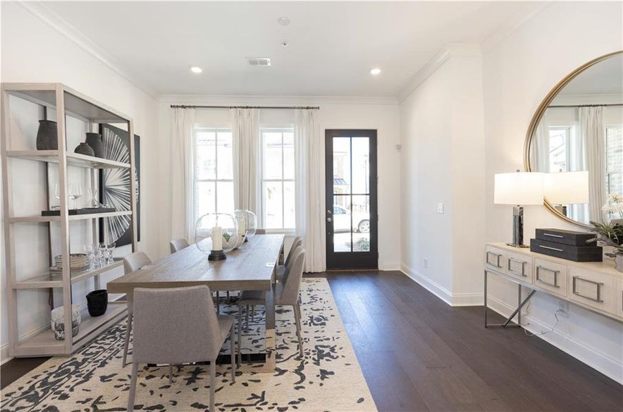 Furnished interior view inside a new home in Waterside Condos, Peachtree Corners (Image 27).