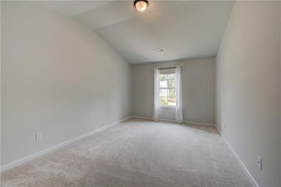 Spacious, unfurnished interior of a new home in Traditions at Crystal Lake, Hampton (Image 26). Spacious, unfurnished interior of a new home in Traditions at Crystal Lake, Hampton (Image 26).