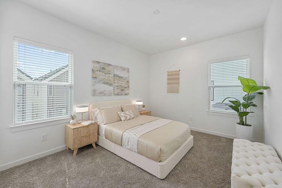 Furnished interior view inside a new home in Highland Commons, Houston (Image 12). Furnished interior view inside a new home in Highland Commons, Houston (Image 12).