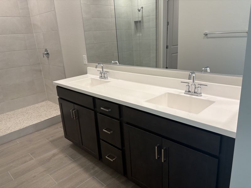 Close-up of interior finishes inside a home in Harvest at Citrus Park, Goodyear (Image 6).