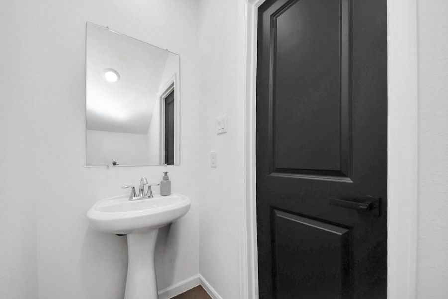 Furnished interior view inside a new home in The Trails, New Caney (Image 13).