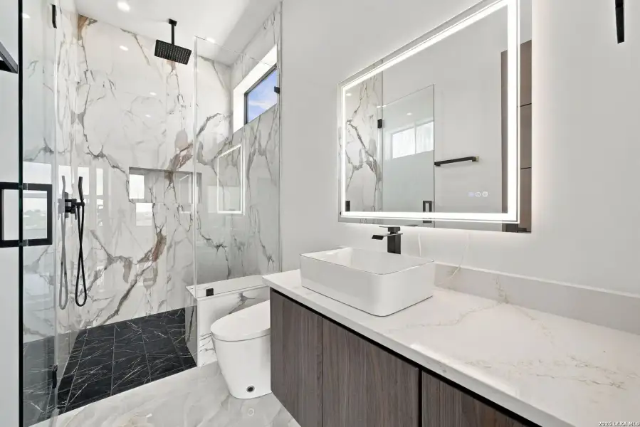 Furnished interior view inside a new home in , San Antonio (Image 60).