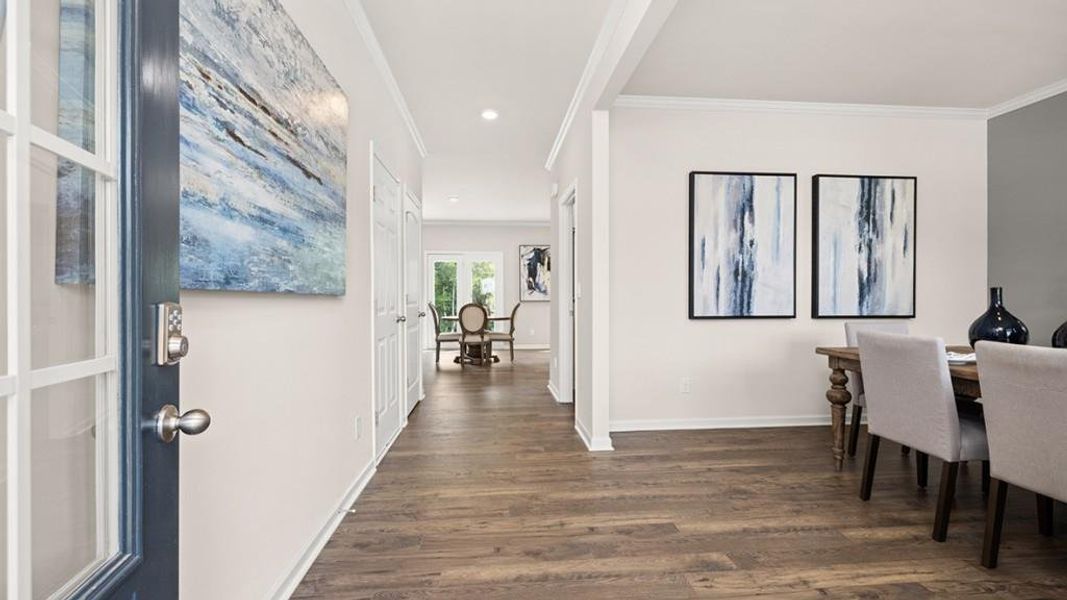 Furnished interior view inside a new home in , Cartersville (Image 3).