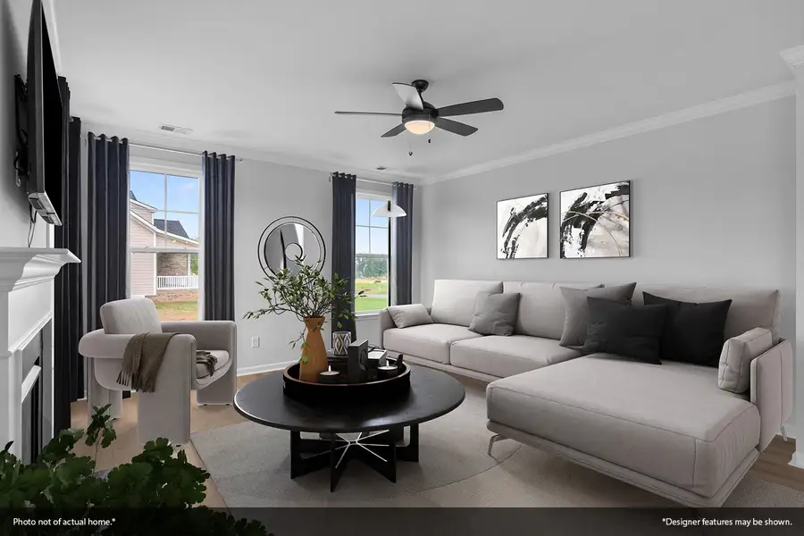 Furnished interior view inside a new home in Fieldstone, Lexington (Image 5).