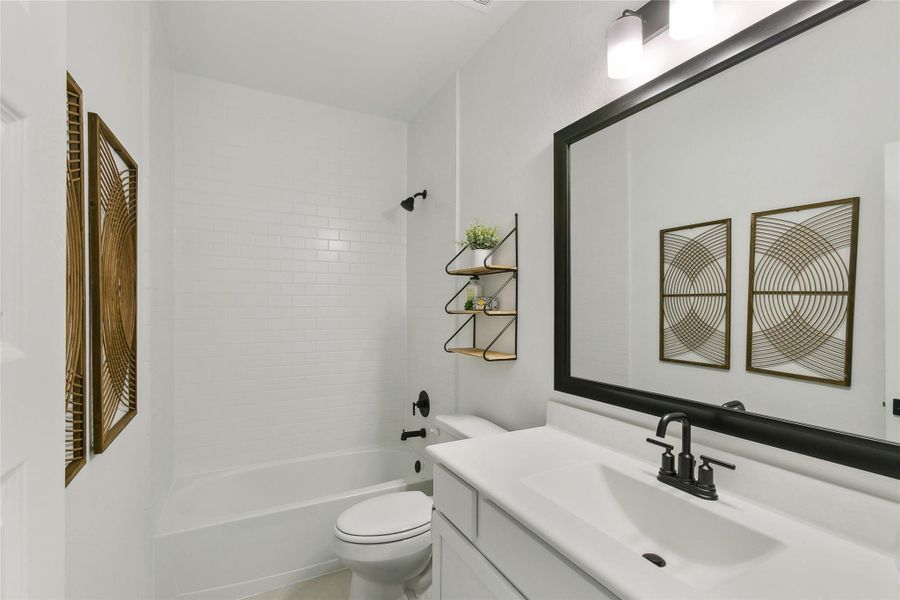 Hall bath 2 (*Photo not of actual home and used for illustration purposes only.) Hall bath 2 (*Photo not of actual home and used for illustration purposes only.)