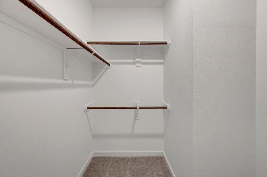 Primary walk-in closet