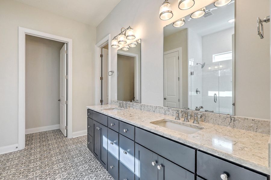 Furnished interior view inside a new home in K. Hovnanian's® Four Seasons at Lakes of Cane Bay, Summerville (Image 8).