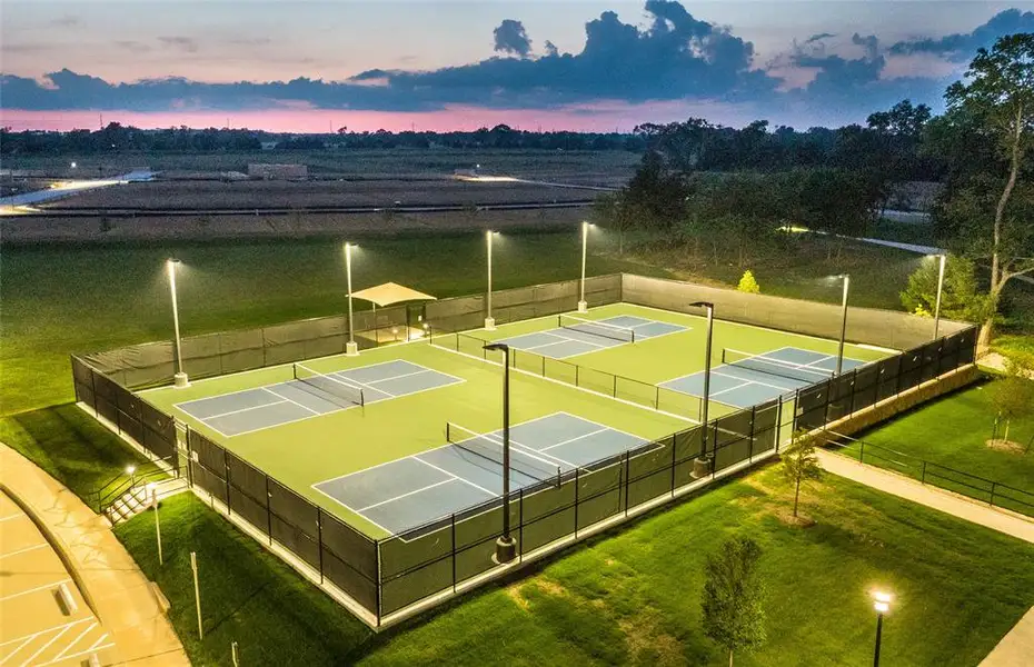 Trinity Falls DW community tennis court *Model Representation*