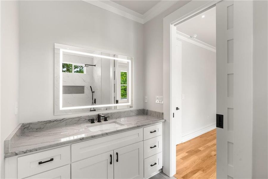 Furnished interior view inside a new home in , Decatur (Image 10).