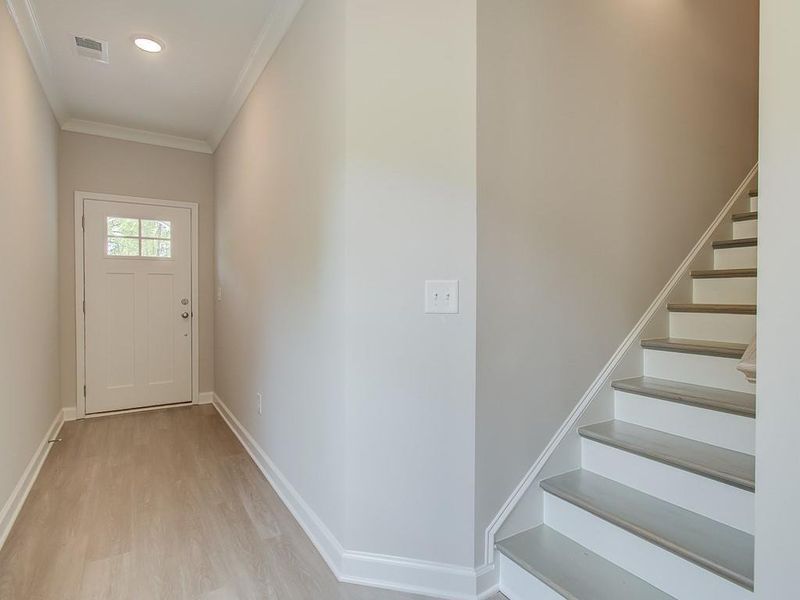 Spacious, unfurnished interior of a new home in Bluffs at Bells Ferry, Marietta (Image 14). Spacious, unfurnished interior of a new home in Bluffs at Bells Ferry, Marietta (Image 14).