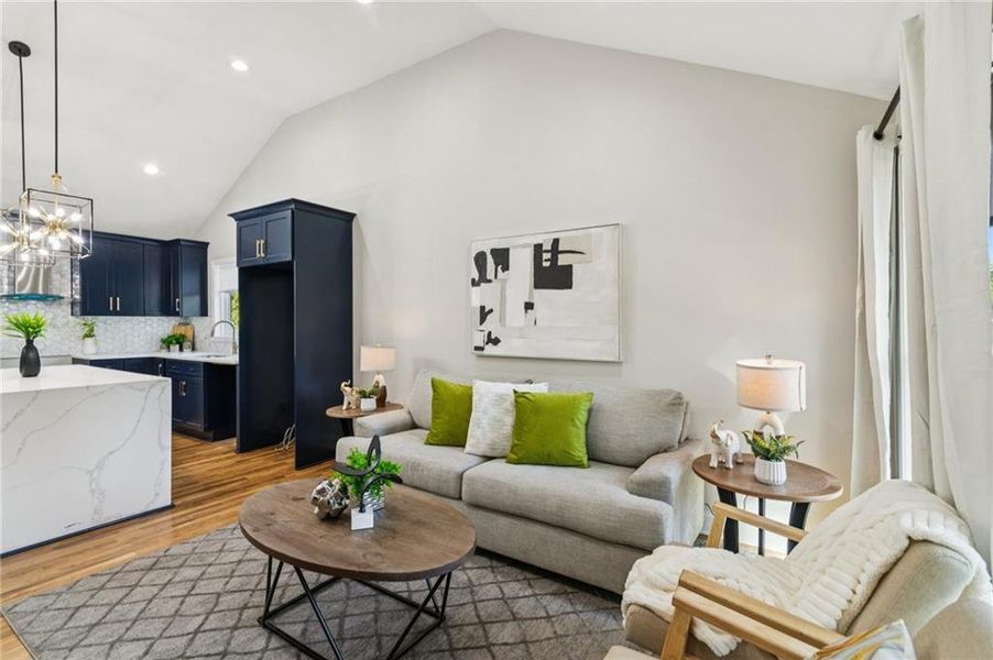 Furnished interior view inside a new home in , Decatur (Image 11).