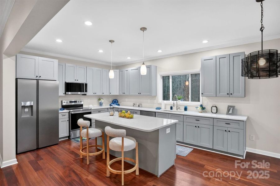 Furnished interior view inside a new home in , Statesville (Image 8).