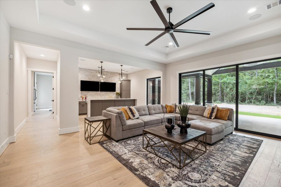 Furnished interior view inside a new home in High Meadow West and Estates, Montgomery (Image 11).