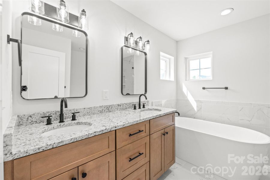 Furnished interior view inside a new home in , Hickory (Image 16).