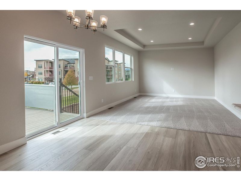 Spacious, unfurnished interior of a new home in Wilson Commons, Loveland (Image 29). Spacious, unfurnished interior of a new home in Wilson Commons, Loveland (Image 29).