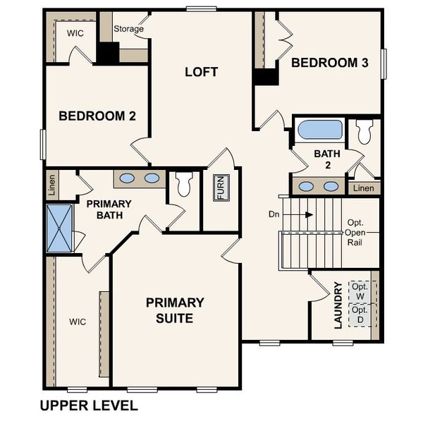 2D floor plan layout for the Lanner by Century Communities in Martins Glen, Antioch, TN (Image 3). 2D floor plan layout for the Lanner by Century Communities in Martins Glen, Antioch, TN (Image 3).