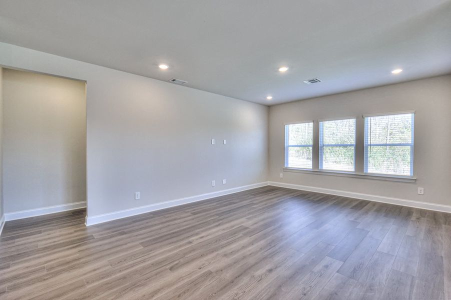 Have friends and family over for gameday in the spacious great room.