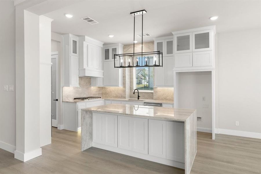 Furnished interior view inside a new home in Cambridge Estates - Harwood, Prosper (Image 9).