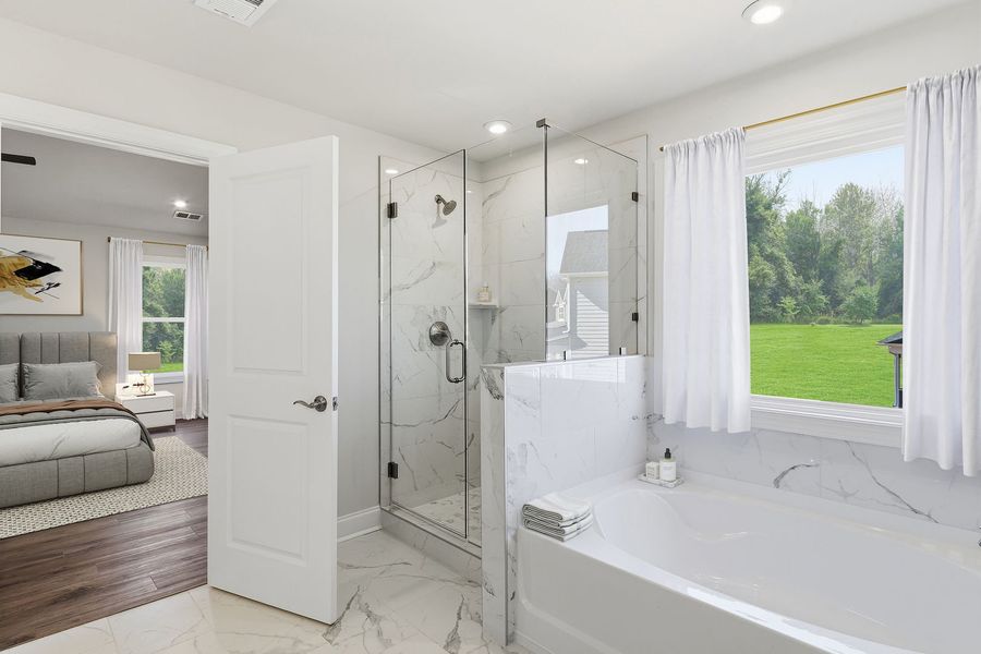The Shiloh II Primary Bathroom