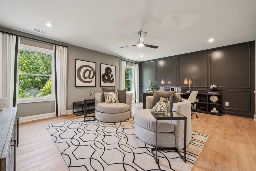 Representative furnished interior of a home built from the The Seneca by Stanley Martin Homes in Glenhurst, Matthews (Image 31).