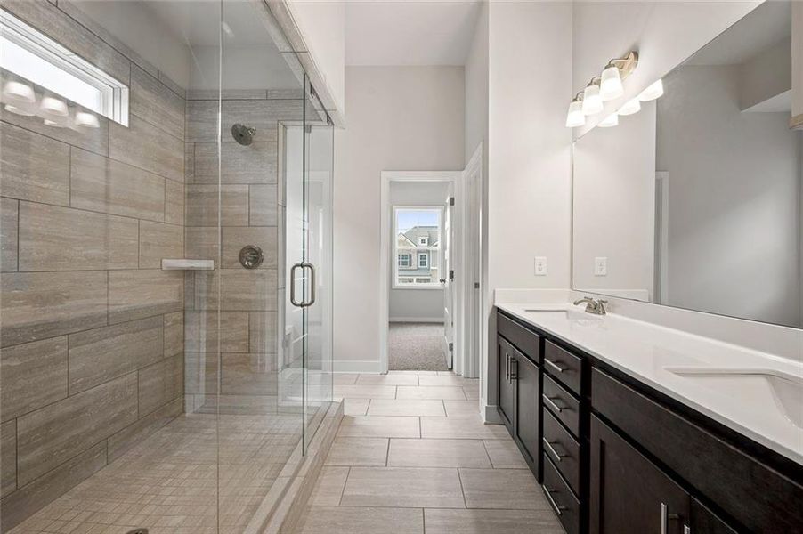 Furnished interior view inside a new home in Pinecrest Ridge, Dacula (Image 11).