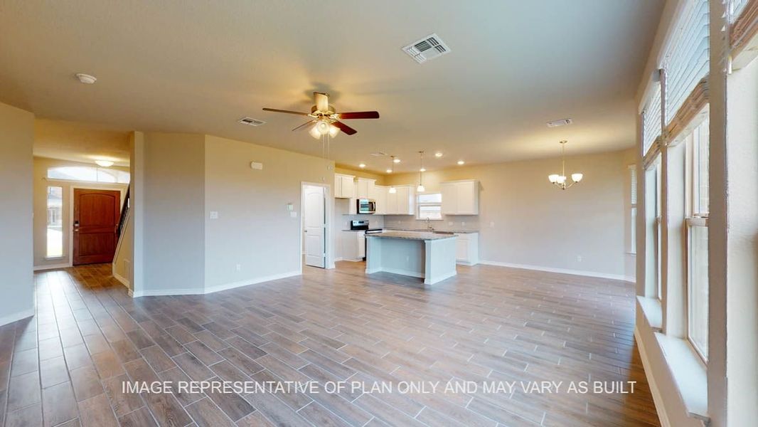 Spacious, unfurnished interior of a new home in Three Creeks - Colt Creek, Belton (Image 19). Spacious, unfurnished interior of a new home in Three Creeks - Colt Creek, Belton (Image 19).