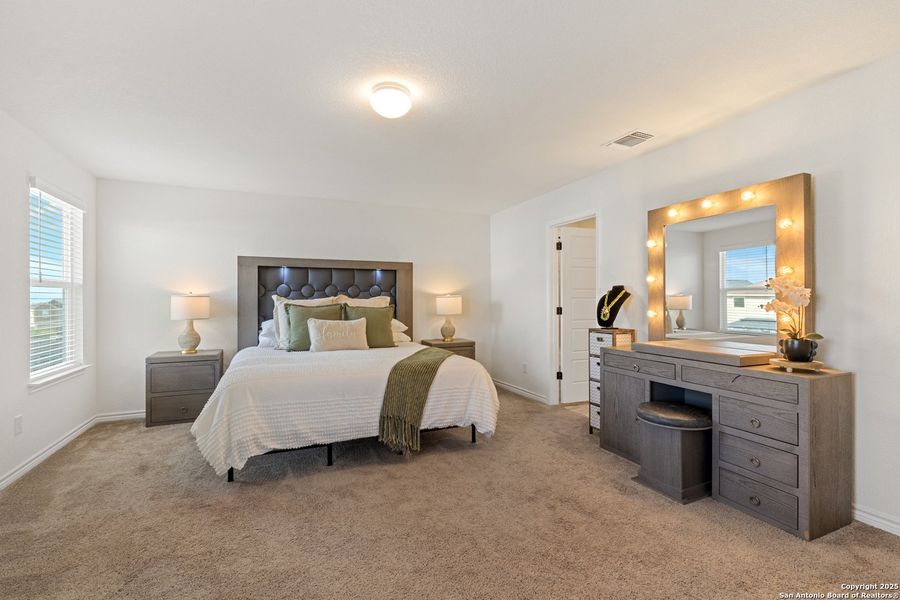 Furnished interior view inside a new home in Champions Landing, San Antonio (Image 15). Furnished interior view inside a new home in Champions Landing, San Antonio (Image 15).