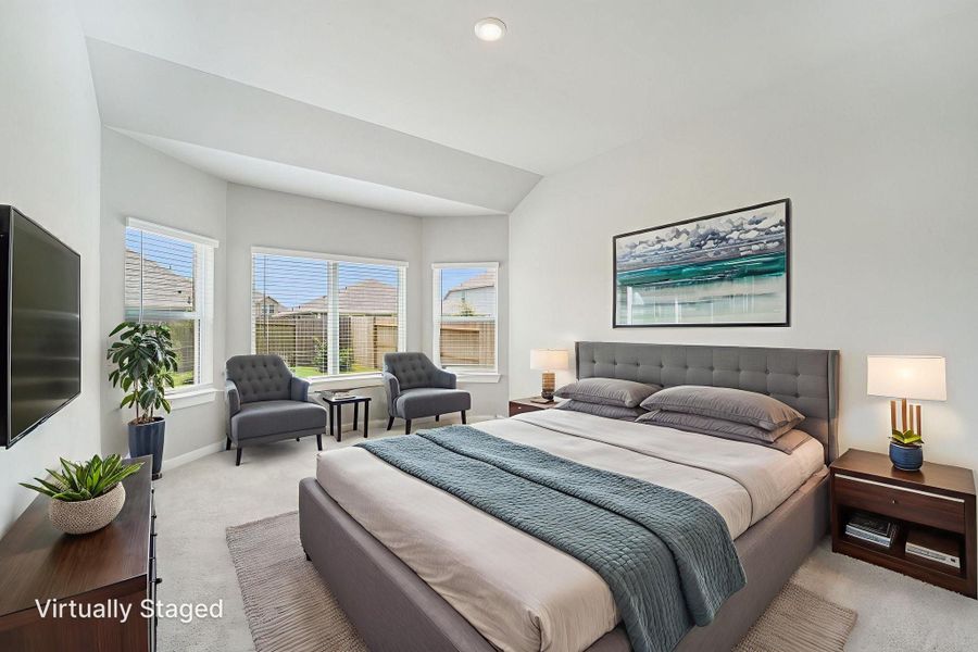 Furnished interior view inside a new home in Southwinds, Baytown (Image 7). Furnished interior view inside a new home in Southwinds, Baytown (Image 7).