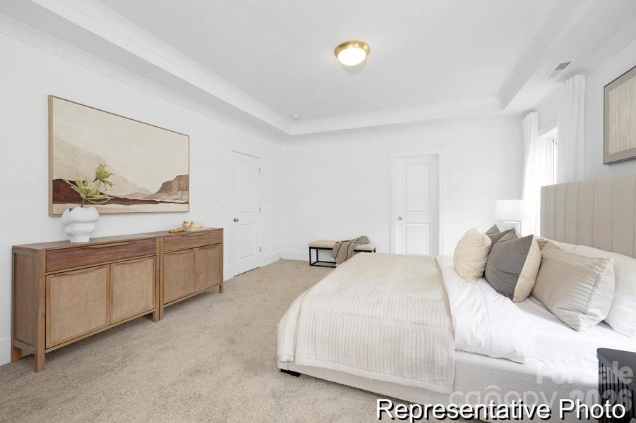 Furnished interior view inside a new home in Whispering Hills, Locust (Image 6).