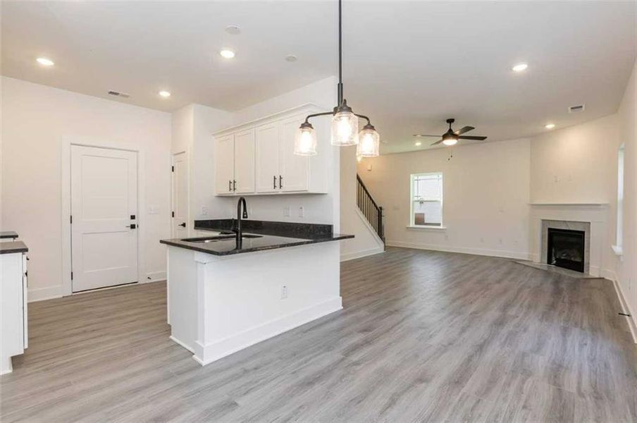 Furnished interior view inside a new home in Thunder Ridge, Dawsonville (Image 5).