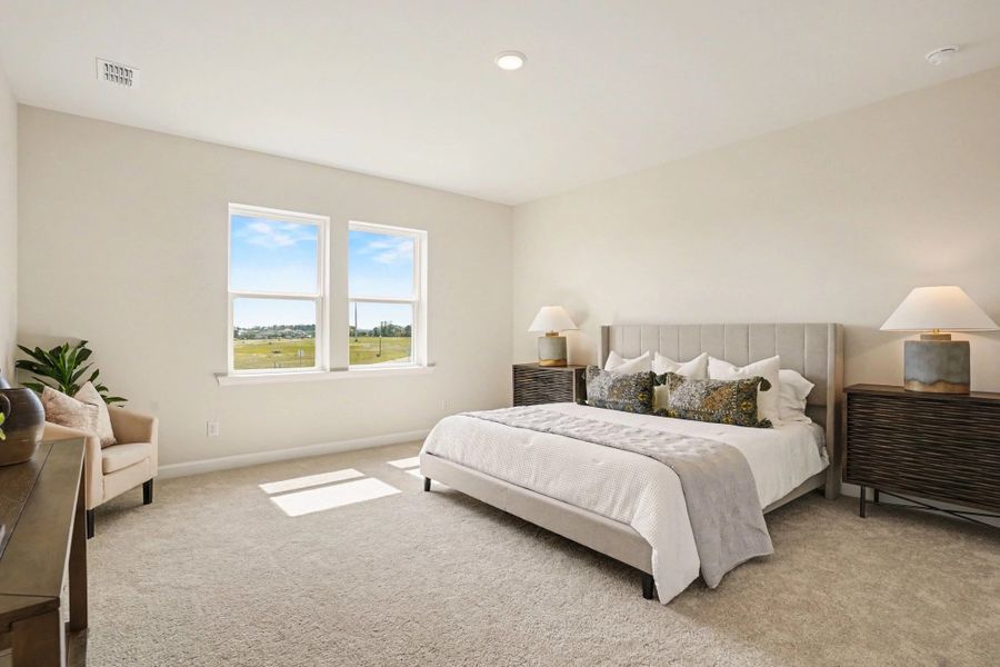 Furnished interior view inside a new home in Blue Heron Retreat, Little River (Image 17).