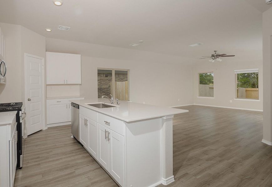 Furnished interior view inside a new home in , Magnolia (Image 8).