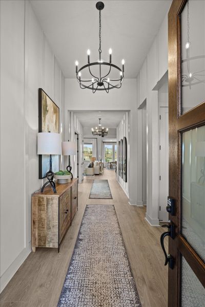 Furnished interior view inside a new home in Gregg Ranch, Marble Falls (Image 27).