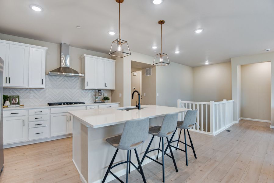 Furnished interior view inside a new home in Reunion, Commerce City (Image 13).