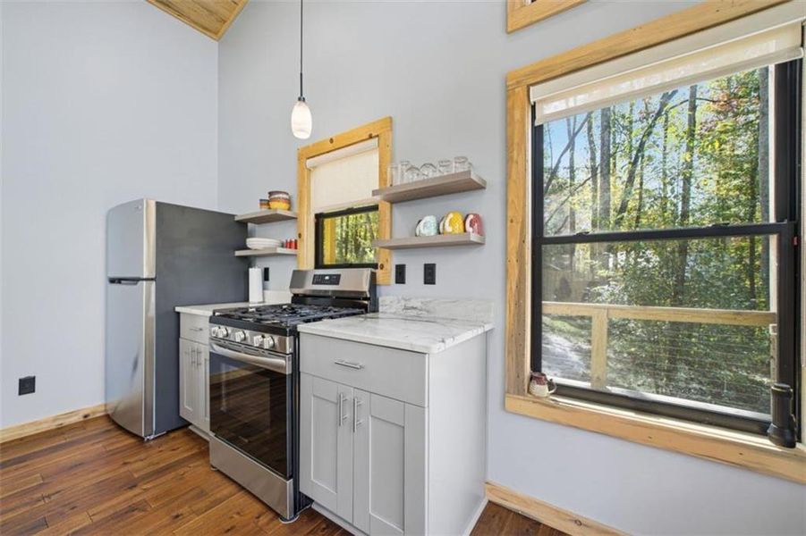 Furnished interior view inside a new home in , Ellijay (Image 10).