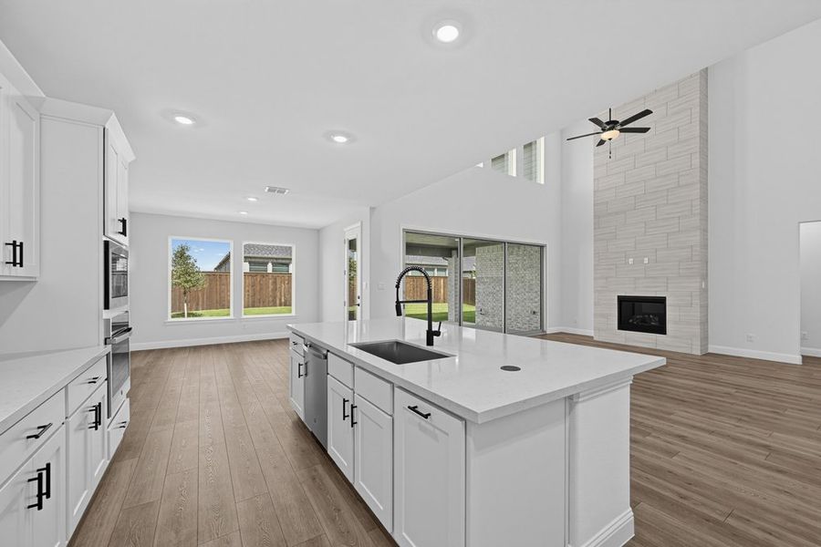 Furnished interior view inside a new home in The Ridge at Northlake, Northlake (Image 9).