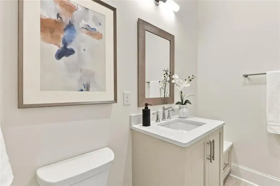 Furnished interior view inside a new home in , Sandy Springs (Image 33).