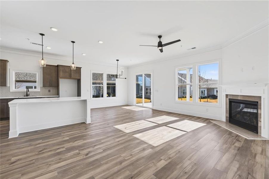 Spacious, unfurnished interior of a new home in The Reserve at Bells Ferry, Kennesaw (Image 35).