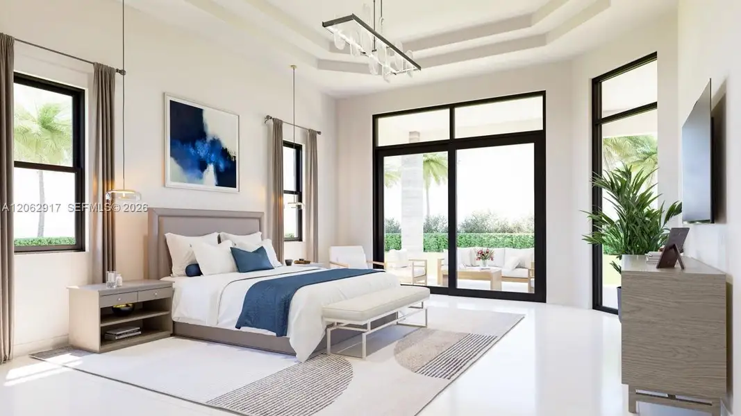 Furnished interior view inside a new home in , Davie (Image 4).