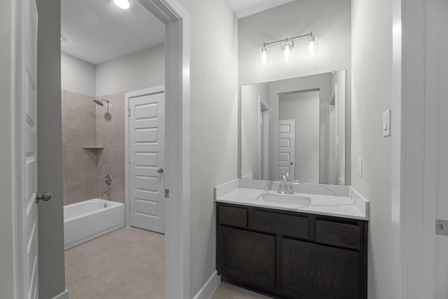 Furnished interior view inside a new home in Kresston, Montgomery (Image 12).