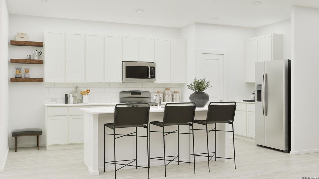 Furnished interior view inside a new home in Juniper Ranch, Spring Branch (Image 26). Furnished interior view inside a new home in Juniper Ranch, Spring Branch (Image 26).