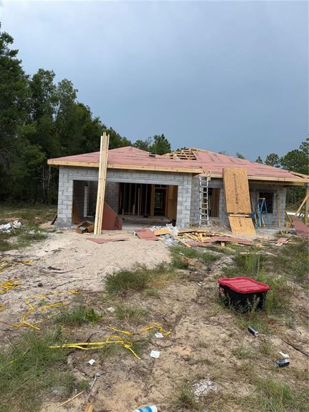 In-progress construction of a new home in , Brooksville, FL (Image 12). In-progress construction of a new home in , Brooksville, FL (Image 12).