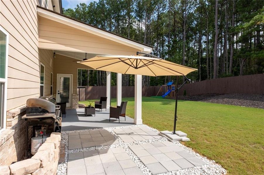 Exterior details and patio area of a home in , Lawrenceville (Image 27).