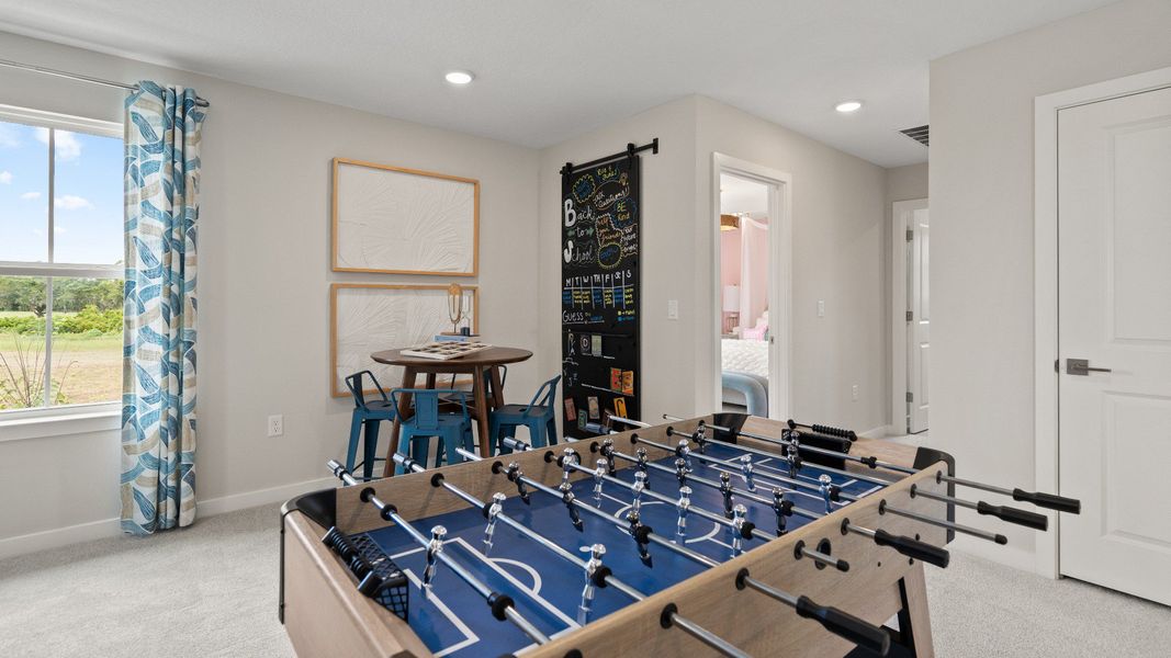 Furnished interior view inside a new home in Willowbrook North, Winter Haven (Image 31). Furnished interior view inside a new home in Willowbrook North, Winter Haven (Image 31).