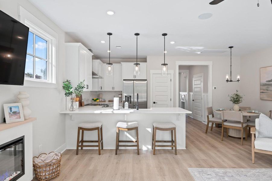 Furnished interior view inside a new home in Founder's Park, Lincolnville (Image 7). Furnished interior view inside a new home in Founder's Park, Lincolnville (Image 7).