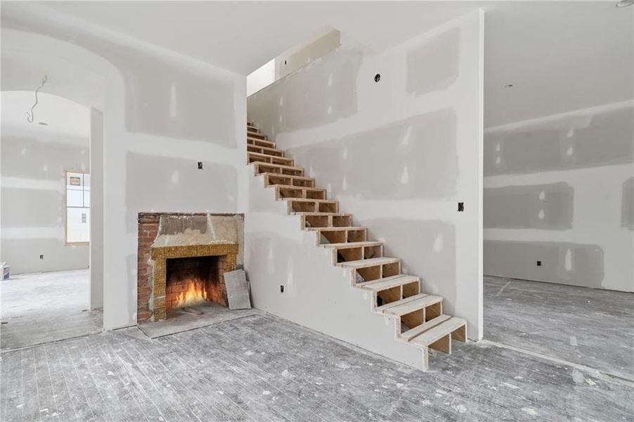 In-progress construction of a new home in , Marietta, GA (Image 12).