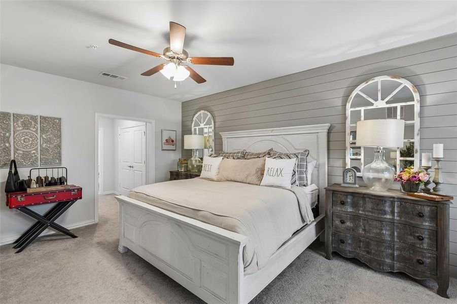 Furnished interior view inside a new home in Gatherings® at Twin Creeks, Allen (Image 26).