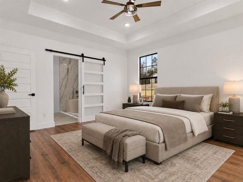 Furnished interior view inside a new home in , Granbury (Image 15). Furnished interior view inside a new home in , Granbury (Image 15).
