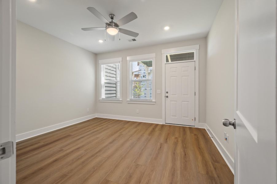 Spacious, unfurnished interior of a new home in The Bluffs at Pinefield Townhomes, Charleston (Image 26).