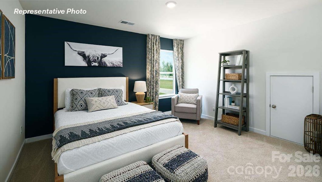 Furnished interior view inside a new home in Secrest Commons, Monroe (Image 15).